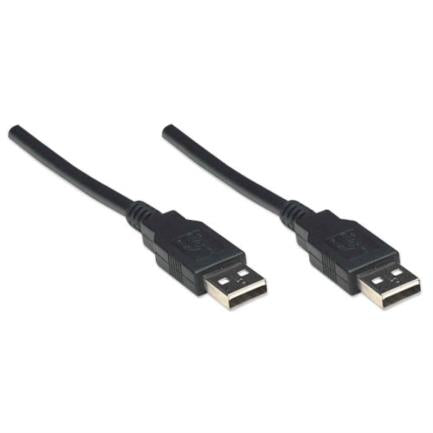 MANHATTAN - Cable Manhattan USB-A 2.0 Alta Velocidad 1.8m Color Negro