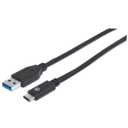 MANHATTAN - Cable Manhattan USB A-C 3.2 Súper Velocidad 1m Color Negro