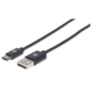 MANHATTAN - Cable Manhattan USB A-C 2.0 Alta Velocidad 1m Color Negro