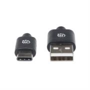 MANHATTAN - Cable Manhattan USB A-C 2.0 Alta Velocidad 1m Color Negro