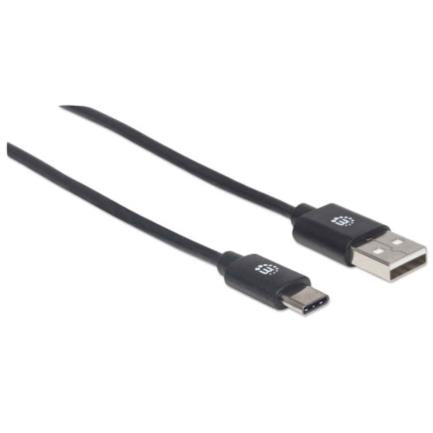 MANHATTAN - Cable Manhattan USB A-C 2.0 Alta Velocidad 2m Color Negro
