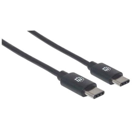 MANHATTAN - Cable Manhattan USB-C 2.0 Alta Velocidad 50cm Color Negro