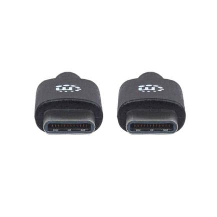 MANHATTAN - Cable Manhattan USB-C 2.0 Alta Velocidad 1m Color Negro