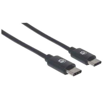MANHATTAN - Cable Manhattan USB-C 2.0 Alta Velocidad 1m Color Negro