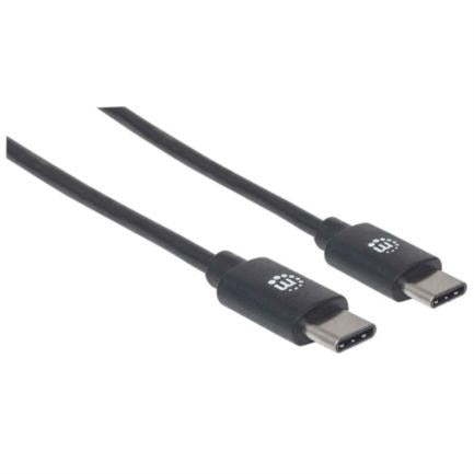 MANHATTAN - Cable Manhattan USB-C 2.0 Alta Velocidad 2m Color Negro