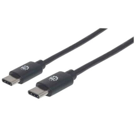 MANHATTAN - Cable Manhattan USB-C 2.0 Alta Velocidad 3m Color Negro