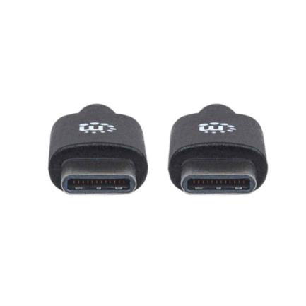 MANHATTAN - Cable Manhattan USB-C 2.0 Alta Velocidad 3m Color Negro