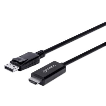 MANHATTAN - Cable Manhattan DisplayPort/HDMI-M 4K 3m Color Negro