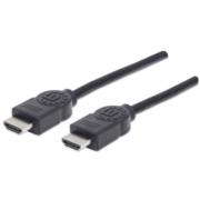 MANHATTAN - Cable Manhattan HDMI 1.4 M-M Alta Velocidad Canal Ethernet 5m Color Negro