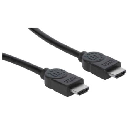 MANHATTAN - Cable Manhattan HDMI 1.4 M-M Alta Velocidad Canal Ethernet 3m Color Negro