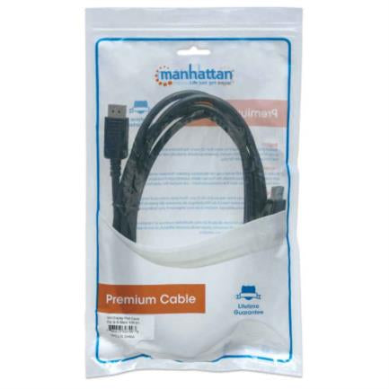 MANHATTAN - Cable Manhattan DisplayPort M-M 3m Color Negro