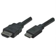 MANHATTAN - Cable Manhattan Mini HDMI-M a HDMI M Alta Velocidad 1.8m Color Negro