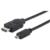 MANHATTAN - Cable Manhattan HDMI 1.4 M-Micro M Alta Velocidad Canal Ethernet 2m Color Negro