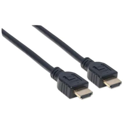 MANHATTAN - Cable Manhattan HDMI M-M Alta Velocidad con Ethernet 1m Color Negro