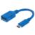 MANHATTAN - Cable Manhattan USB 3.2 Gen1 C-A Súper Velocidad 15cm Color Azul