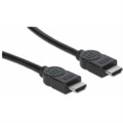 MANHATTAN - Cable Manhattan HDMI M-M Alta Velocidad con Canal Ethernet 10m Color Negro