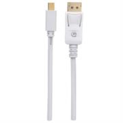 MANHATTAN - Cable Manhattan Mini DisplayPort M-M para Monitor 2m Color Blanco