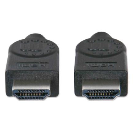 MANHATTAN - Cable Manhattan Alta Velocidad Canal Ethernet HDMI M-M 15m Color Negro