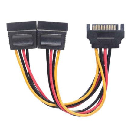MANHATTAN - Cable Manhattan Y de Alimentación SATA M-H 15cm