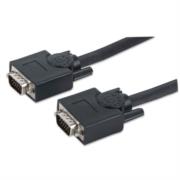 MANHATTAN - Cable Manhattan para Monitor SVGA HD15 M-M 20m Color Negro