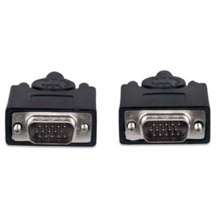 MANHATTAN - Cable Manhattan para Monitor SVGA HD15 M-M 30m Color Negro
