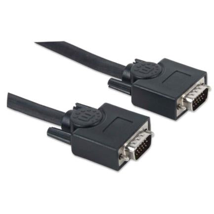 MANHATTAN - Cable Manhattan para Monitor SVGA HD15 M-M 30m Color Negro