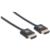 MANHATTAN - Cable Manhattan HDMI M-M Ultra Delgado Alta Velocidad con Ethernet 1.8m Color Negro