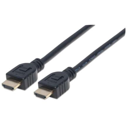 MANHATTAN - Cable Manhattan HDMI M-M Alta Velocidad con Ethernet 5m Color Negro