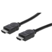 MANHATTAN - Cable Manhattan HDMI M-M Alta Velocidad con Ethernet 7.5m Color Negro
