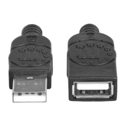 MANHATTAN - Cable Manhattan Extensión USB 2.0 Alta Velocidad 1.8m Color Negro