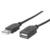 MANHATTAN - Cable Manhattan Extensión USB 2.0 Alta Velocidad 1.8m Color Negro