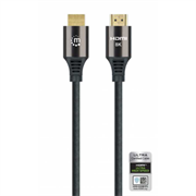 MANHATTAN - Cable Manhattan HDMI Certificado Ultra Alta Velocidad 8K a 60Hz/4K a 120Hz C/Ethernet 2m Color Negro