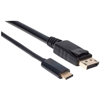 MANHATTAN - Cable Manhattan Adaptador USB-C a DisplayPort 4K a 60Hz 2m Color Negro