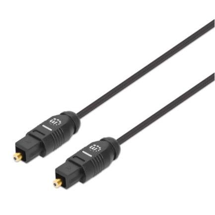 MANHATTAN - Cable Manhattan Audio Digital Óptico Toslink M-M 2m Color Negro