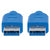 MANHATTAN - Cable USB MANHATTAN V3.2 A-A  1.8M Azul 5 Gbps