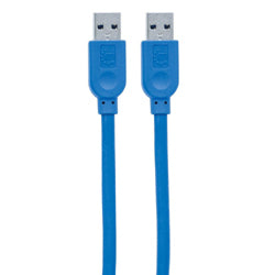MANHATTAN - Cable USB MANHATTAN V3.2 A-A  1.8M Azul 5 Gbps