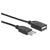 MANHATTAN - Cable Manhattan USB V2.0 Ext Tipo A  0.9M Negro