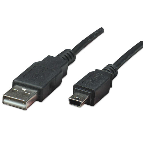 MANHATTAN - Cable Manhattan USB V2.0 A-Mini B 3.0M Negro