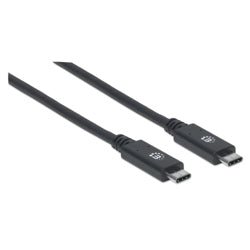 MANHATTAN - Cable Manhattan USB-C V3.2 C-C  1.0M 10Gbps 100W