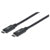MANHATTAN - Cable Manhattan USB-C V3.2 C-C  1.0M 10Gbps 100W