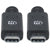 MANHATTAN - Cable Manhattan USB-C V3.2 C-C  1.0M 10Gbps 100W