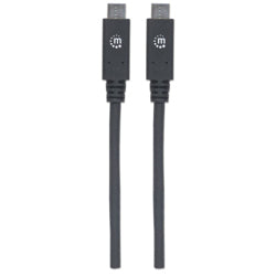 MANHATTAN - Cable Manhattan USB-C V3.2 C-C  1.0M 10Gbps 100W