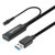 MANHATTAN - Cable de Extensión Manhattan USB 3.0 Tipo A Macho a Hembra 15m 5Gbps Negro