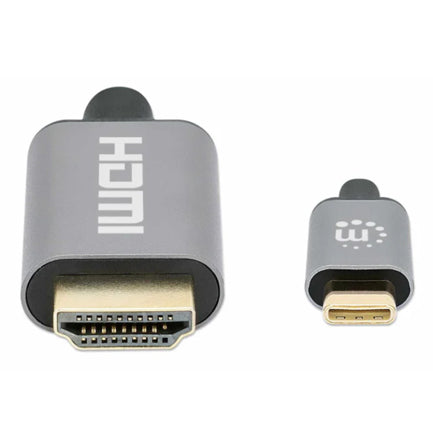 MANHATTAN - Cable Manhattan USB-C a HDMI M 1.0M 4K@60Hz Negro