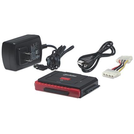 MANHATTAN - Adaptador Manhattan USB Alta Velocidad 2.0 SATA/IDE Color Negro