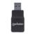 MANHATTAN - Adaptador Manhattan Sonido Estéreo USB Alta Velocidad a Puertos 3.5mm Color Negro