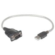 MANHATTAN - Convertidor Manhattan USB a Serial DB9M 45cm