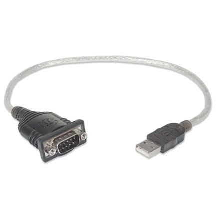 MANHATTAN - Convertidor Manhattan USB a Serial DB9M 45cm
