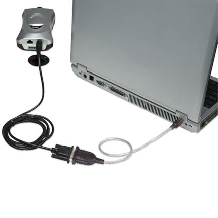 MANHATTAN - Convertidor Manhattan USB a Serial DB9M 45cm