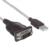 MANHATTAN - Convertidor Manhattan USB a Serial DB9M 45cm Bolsa